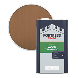Fortress Trade  Outdoor Wood Treatment Dark Brown 5Ltr