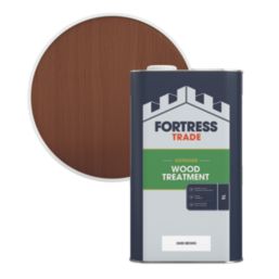 Fortress Trade 5Ltr Dark Brown Wood Treatment
