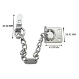 Smith & Locke Door Chains 220mm Polished Chrome 3 Pack