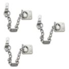 Smith & Locke Door Chains 220mm Polished Chrome 3 Pack