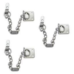 Smith & Locke Door Chains 220mm Polished Chrome 3 Pack
