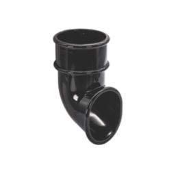 FloPlast MiniFlo Round Downpipe Shoe Black 50mm
