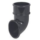 FloPlast MiniFlo Round Downpipe Shoe Black 50mm
