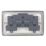 Hager Sollysta WRSS82BSW 13A 2-Gang 2P+E Switched Socket Brushed Stainless Steel  with White Inserts