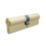 Smith & Locke Fire Rated 1 Star Double Double Cylinder Lock 50-50 (100mm) Polished Brass