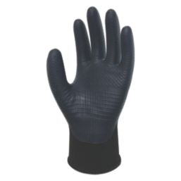 Wonder Grip WG-422 Bee-Smart General Handling Gloves Black/Blue 2X Large