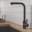ETAL Vito Single Lever Mono Mixer Kitchen Tap Matt Black