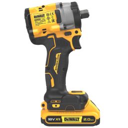 DEWALT DCF922D2T-GB 18V 2 x 2.0Ah Li-Ion XR Brushless Cordless Compact Impact Wrench