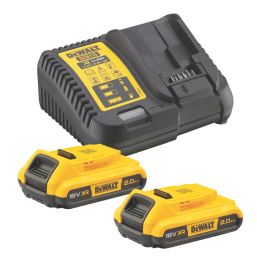 DEWALT DCF922D2T-GB 18V 2 x 2.0Ah Li-Ion XR Brushless Cordless Compact Impact Wrench