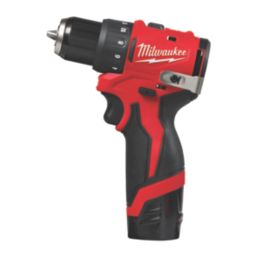 Milwaukee M12BLDDRC-202C 12V 2 x 2.0Ah Li-Ion RedLithium Brushless Cordless Drill Driver