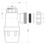 Viva Fixed 32mm Basin or Bidet Magna 1¼" Bottle Trap (75mm Seal)