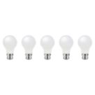 LAP  B22 A60 LED Light Bulb  806lm 7.3W 5 Pack