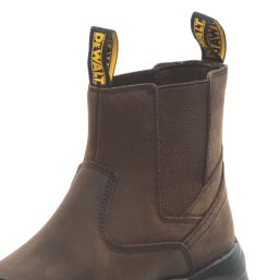 DEWALT East Haven Size 10  Brown Water-Resistant Steel Toe Cap Safety Dealer Boots