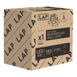 LAP Portunes Adjustable Square LED Downlight White 2.1W 180lm