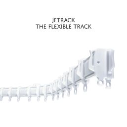 Renaissance Flexible Curtain Track White 125cm