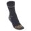DeWalt Pro Comfort Work Socks Black / Grey / Yellow Size 7-12