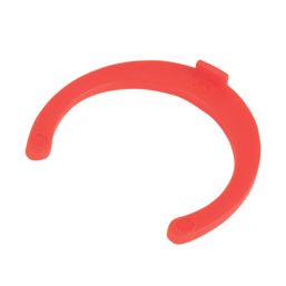 FloPlast FloFit+ Plastic Collet Clips Red 22mm 50 Pack