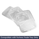 Fortress Trade 12" Roller Tray Liners Transparent 3 Pack