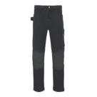 Site Dunnell Stretch Multi-Pocket Trousers Black 34" W 32" L