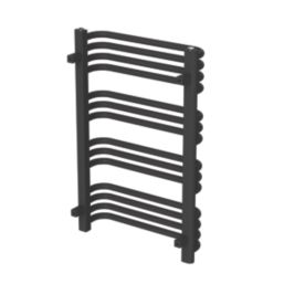 Flomasta U-Shape 760mm x 500mm 1402BTU Black Vertical Designer Radiator
