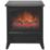 Dimplex Casper Black Electric Stove with Built-In Fan Heater 440mm x 571mm