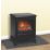 Dimplex Casper Black Electric Stove with Built-In Fan Heater 440mm x 571mm