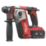Milwaukee M18 BH-402C 2.5kg 18V 2 x 4.0Ah Li-Ion RedLithium  Cordless SDS Plus Hammer Drill