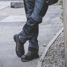 DEWALT East Haven Size 11  Brown Water-Resistant Steel Toe Cap Safety Dealer Boots