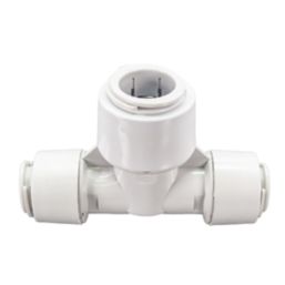 FloPlast FloFit+ Plastic Push-Fit Reducing Tee 22mm x 22mm x 28mm