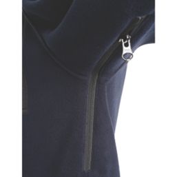 JCB Trade 1/4 Zip Tech Fleece Navy  Medium 40-42" Chest