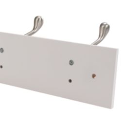 Essentials 8-Hook Rail White 910mm x 95mm