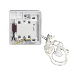 LAP  50A 1-Way Pull Cord Switch White with Neon