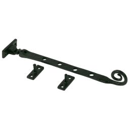 Monkeytail Casement Stay Antique Black 250mm