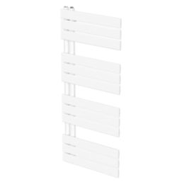 Flomasta Cantilever 1200mm x 500mm 1665BTU White Vertical Designer Radiator