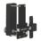 GateMate Advanced Hardware Digital Long Throw Lock Powder Coated Black 60mm