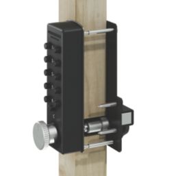 GateMate Advanced Hardware Digital Long Throw Lock Powder Coated Black 60mm
