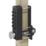 GateMate Advanced Hardware Digital Long Throw Lock Powder Coated Black 60mm