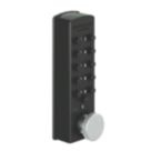 GateMate Advanced Hardware Digital Long Throw Lock Powder Coated Black 60mm
