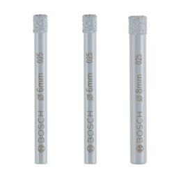 Bosch Expert Ceramic Diamond Dry Drill Bits 3 Piece Set