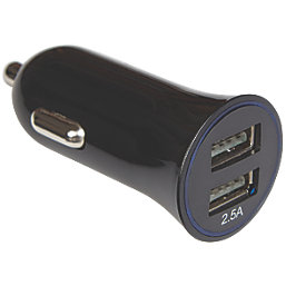 Ring RMS23 2 Outlet Type A USB In-Car Charger 12 & 24V
