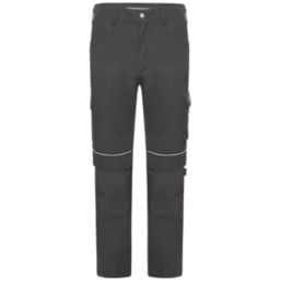 JCB Trade Hybrid Stretch Work Trousers Black 34" W 32" L