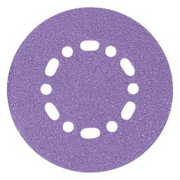 Trend  AB/150/80Z 80 Grit 12-Hole Punched Multi-Material Sanding Discs 150mm 10 Pack