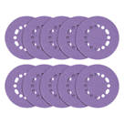 Trend  AB/150/80Z 80 Grit 8-Hole Punched Multi-Material Sanding Discs 150mm 10 Pack