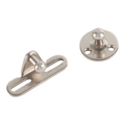 Essentials Satin Silver Top Box Stay Hinge Piston Support 270mm