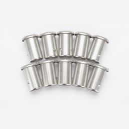 Hep2O Smartsleeve Stainless Steel Push-Fit Pipe Inserts 22mm 10 Pack