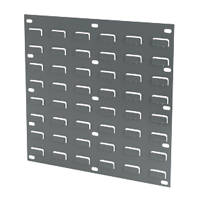 TP1 Wall Mounted Louvred Panel Grey 2 Pack