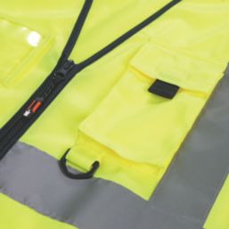 Scruffs  Hi-Vis Work Vest Yellow / Navy X Large 52" Chest