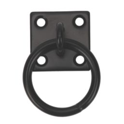 Essentials Steel Ring on Plates 50mm x 50mm 2 Pack