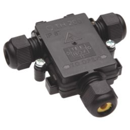 Hylec Teebox 3-Entry 3-Pole T-Junction with Terminal Strip