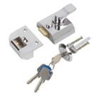 Smith & Locke   Traditional Night Latch Polished Chrome 40mm Backset